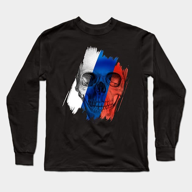 Russian flag Long Sleeve T-Shirt by Nazar